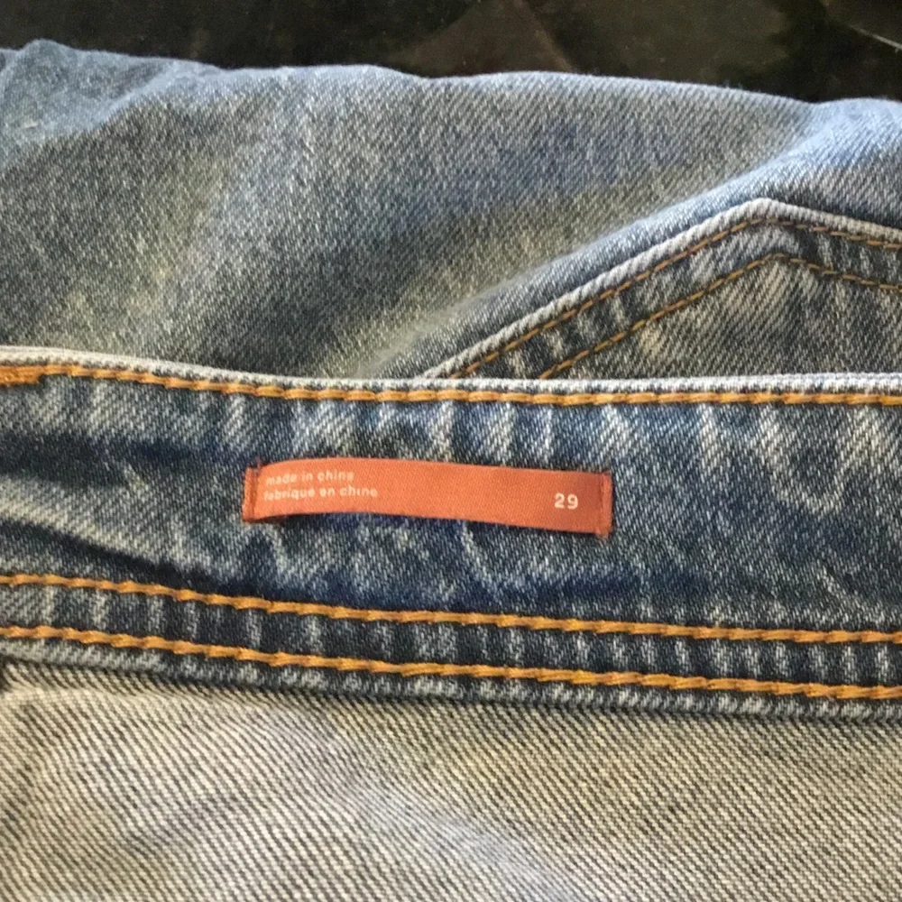 Anthropologie Blue Patchwork Jeans - Picture 6 of 7